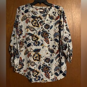 Maurices Multicolor Floral Blouse